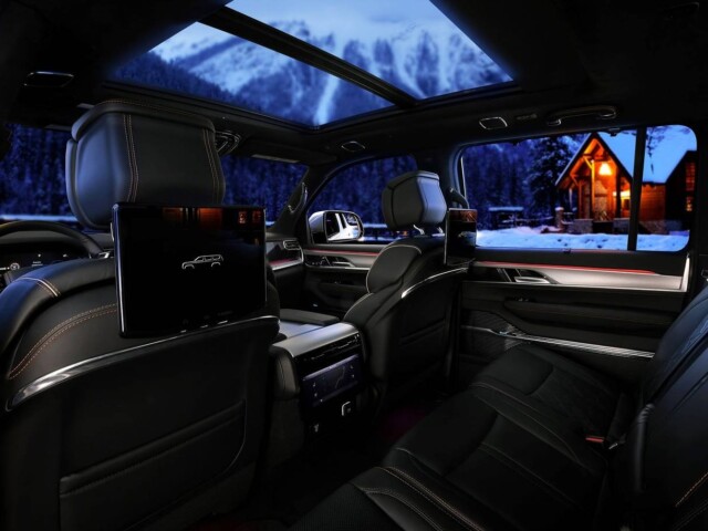 Jeep Grand Wagonner 2026 interior banco traseiro Jeep Grand Wagonner 2026 interior banco traseiro