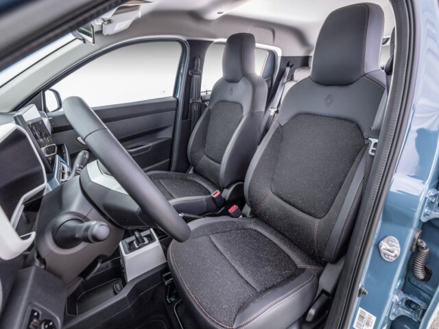 Renault Kwid E-Tech 2026 interior bancos Renault Kwid E-Tech 2026 interior bancos