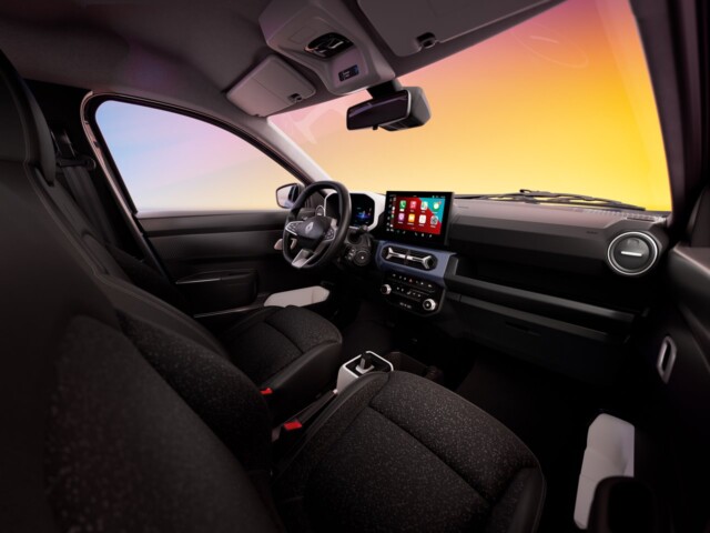 Novo Renault Kwid E-Tech 2026 interior Novo Renault Kwid E-Tech 2026 interior