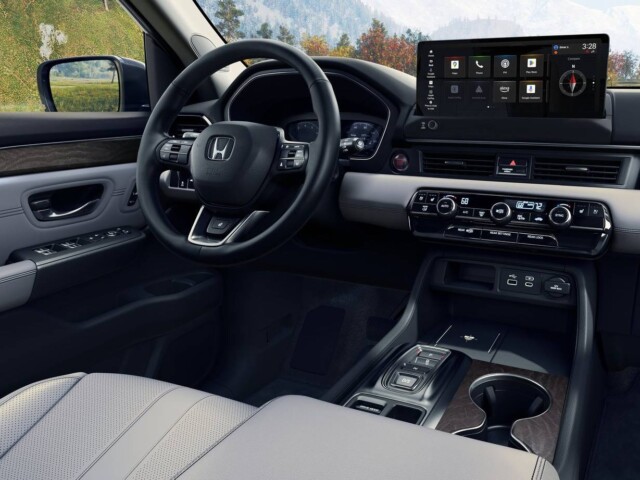 Honda Pilot 2026 interior painel Honda Pilot 2026 interior painel