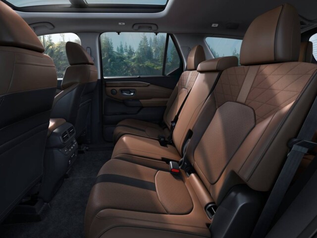 Honda Pilot 2026 interior banco traseiro Honda Pilot 2026 interior banco traseiro