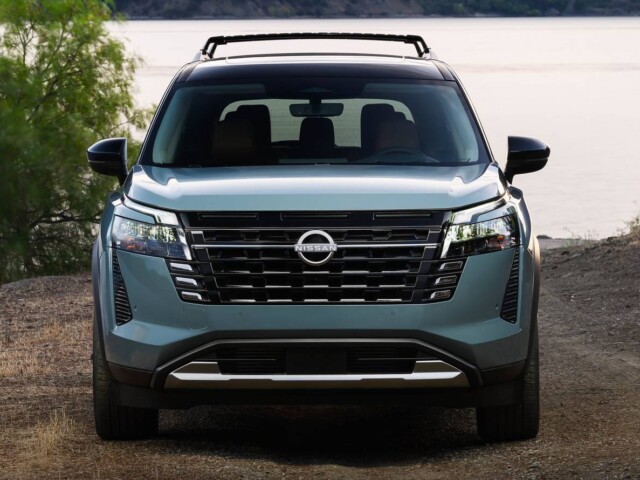 Nissan Pathfinder 2026 dianteira front view Nissan Pathfinder 2026 dianteira front view