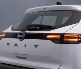 Nissan Kait 2027 chega até R$ 10 mil mais barato, confira preços, versões e equipamentos 6 Nissan Kait traseira