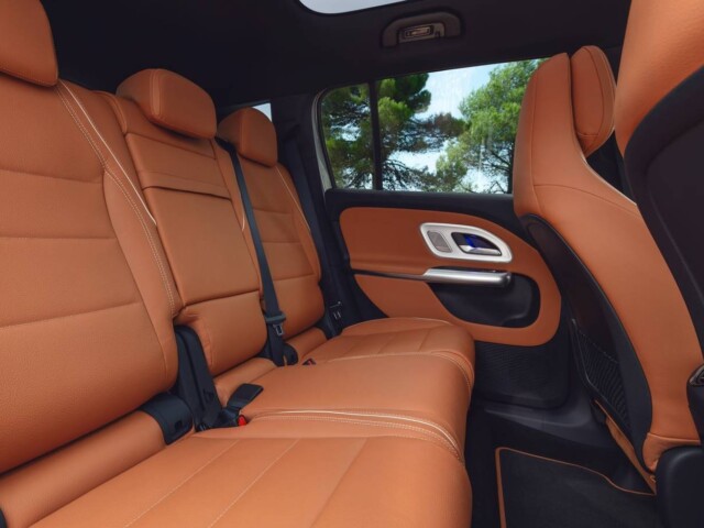 Mercedes GLB 2026 2027 interior banco traseiro Mercedes GLB 2026 2027 interior banco traseiro