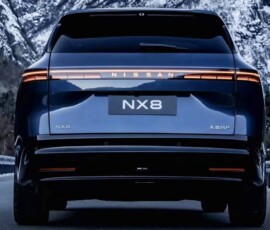 Nissan NX8 traseira Nissan NX8 traseira