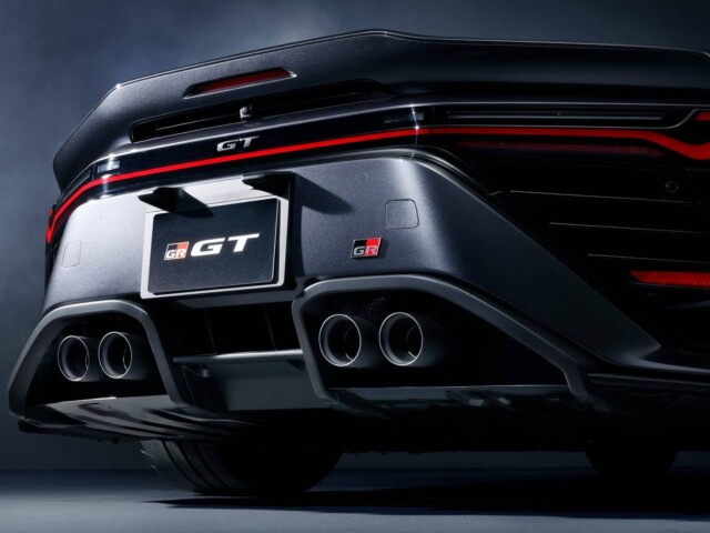 Toyota GR GT traseira Toyota GR GT traseira