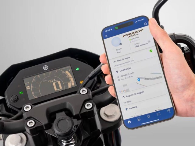 Yamaha FZ25 2026 painel Yamaha FZ25 2026 painel