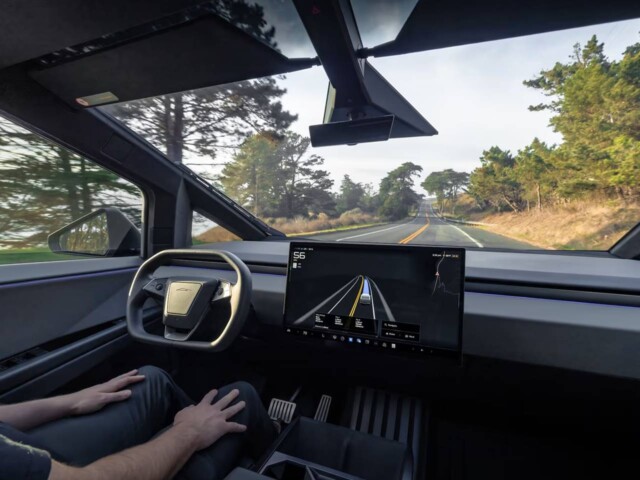 Tesla Cybertruck interior Tesla Cybertruck interior