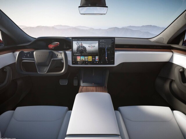 Tesla Model S interior Tesla Model S interior