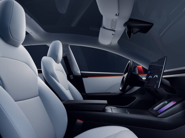 Tesla Model 3 interior Tesla Model 3 interior