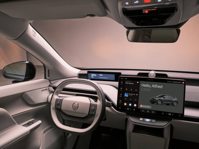 Volvo EX60 interior Volvo EX60 interior