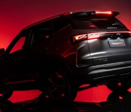 novo Chery Tiggo 5X 2026 2027 traseira novo Chery Tiggo 5X 2026 2027 traseira