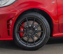 Toyota GR Yaris rodas e freio Toyota GR Yaris rodas e freio