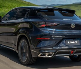 Changan Uni T traseira Changan Uni T traseira