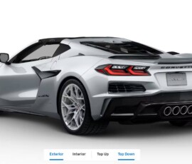 Chevrolet Corvette ZR1X traseira Chevrolet Corvette ZR1X traseira