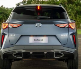 GAC GS3 traseira GAC GS3 traseira