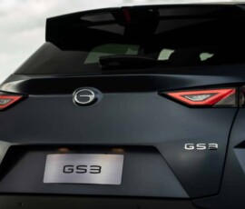GAC GS3 detalhe traseira GAC GS3 detalhe traseira