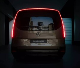 Mercedes VLE traseira rear view Mercedes VLE traseira rear view