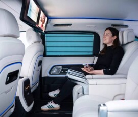 Mercedes VLE interior banco traseiro Mercedes VLE interior banco traseiro