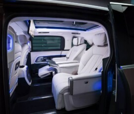 Mercedes VLE interior banco traseiro Mercedes VLE interior banco traseiro