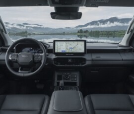 Toyota Hilux 2027 BEV (elétrica) interior Toyota Hilux 2027 BEV (elétrica) interior