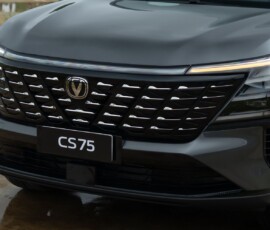 Changan CS75 detalhe dianteira Changan CS75 detalhe dianteira