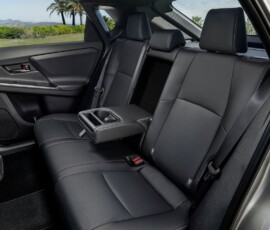 Toyota bZ4x interior banco traseiro Toyota bZ4x interior banco traseiro