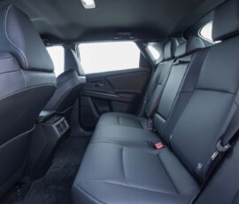 Toyota bZ4x interior banco traseiro Toyota bZ4x interior banco traseiro
