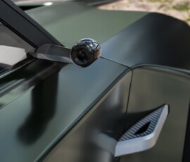 Aston Martin Dreadnought detalhe camera retrovisor Aston Martin Dreadnought detalhe camera retrovisor