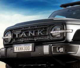 GWM Tank 300 TerraForce detalhe grade frontal GWM Tank 300 TerraForce detalhe grade frontal