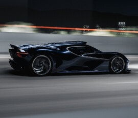 Bugatti Destrier vista lateral Bugatti Destrier vista lateral