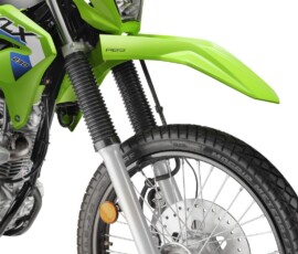 Kawasaki KLX 230 detalhe suspensão dianteira Kawasaki KLX 230 detalhe suspensão dianteira