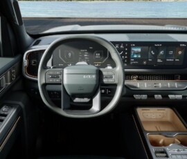 Kia Tasman interior painel Kia Tasman interior painel