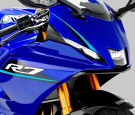 Yamaha R7 detalhe farol Yamaha R7 detalhe farol