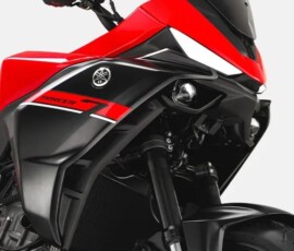 Yamaha Tracer 7 detalhes dianteira farol Yamaha Tracer 7 detalhes dianteira farol