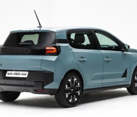 Dacia Spring 2027 traseira Dacia Spring 2027 traseira