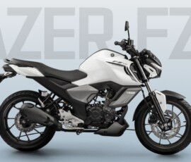 Yamaha Fazer FZ15 2027 branca vista lateral Yamaha Fazer FZ15 2027 branca vista lateral