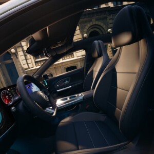 Mercedes CLA 2027 interior bancos dianteiros Mercedes CLA 2027 interior bancos dianteiros